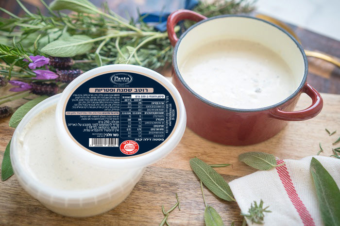 רוטב שמנת ופטריות פסטה דלה קזה