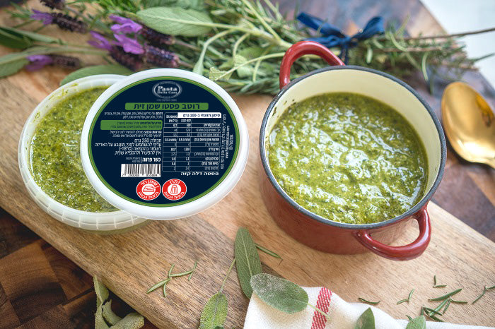 רוטב פסטו שמן זית פסטה דלה קזה